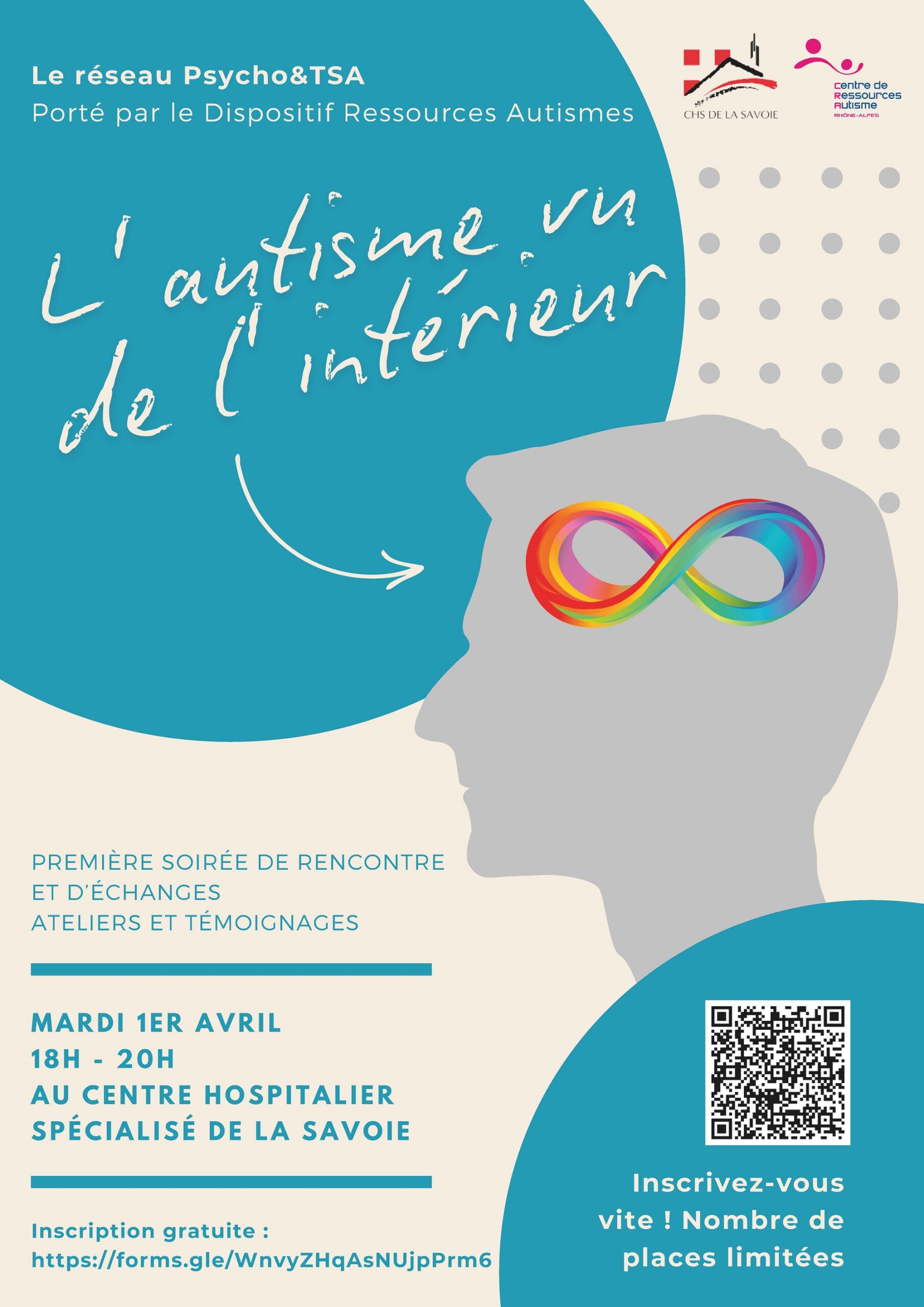 L’autisme vu de l’intérieur – Rencontre professionnelle des psychologues – 1er avril 2025